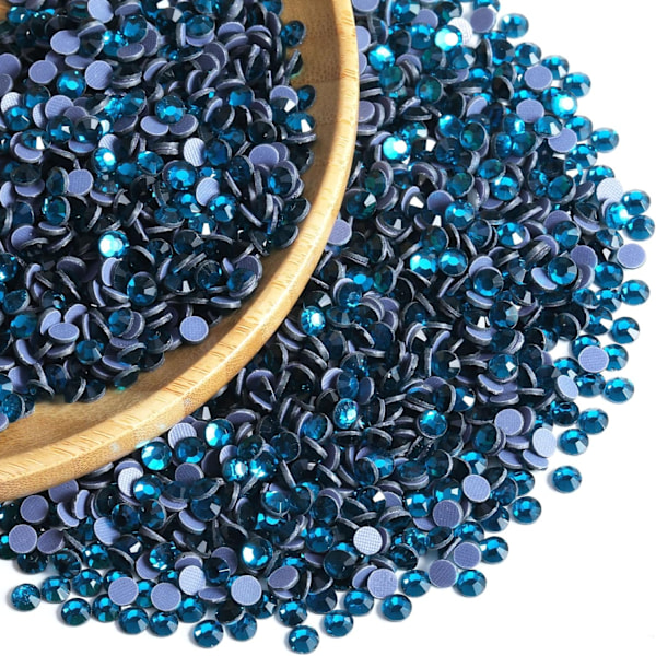 1600 stk Hotfix Indicolite Rhinestones for Håndverk, SS20 (4,6-4,8 mm) Indicolite Indicolite SS20