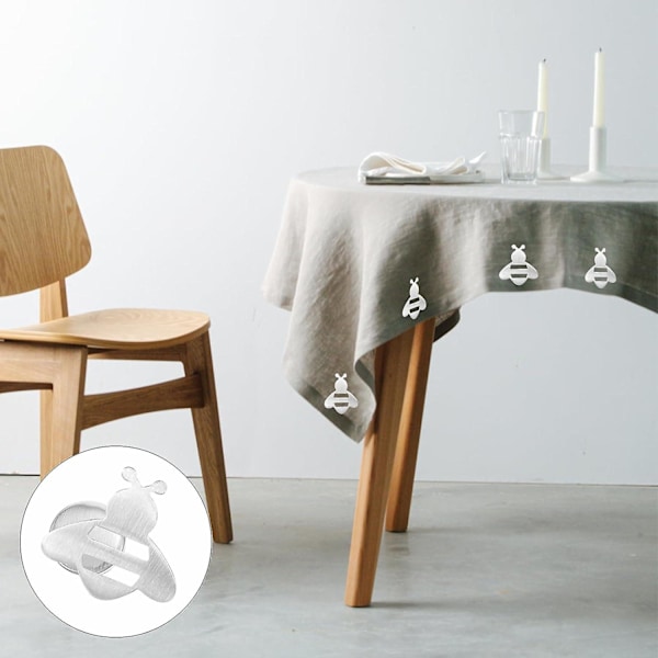 Magnetisk dukklips, 8 stk. dukklips, dukfeste, dukklips utendørs duk for piknik, fester, bryllup