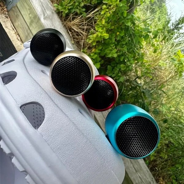 Rolig Croc Mini BT-høyttaler sjarmtilbehør julegave blue
