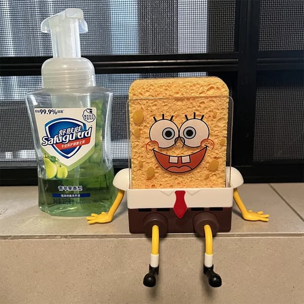 Svampebob svamp for oppvask Patrick Stjerne svamper børste kreativ oppvaskbørste_jar