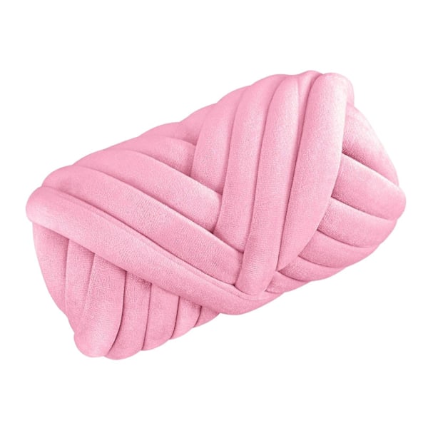Paksu lanka neulomiseen käsivarrella, pehmeä lanka 250g DIY-mattojen valmistukseen Pink