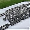 Jeep Grand Cherokee 3D ABS Emblem Badge med Krom Sort Logo Sort Sølv 17-22