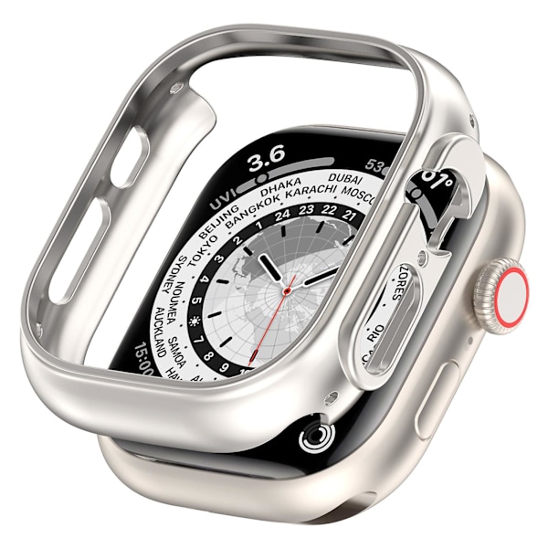 Suojaava Kehyssuoja iOS Watch 8 Ultra 49mm Älykellolle - Kotelosuoja (FMY) Transparent