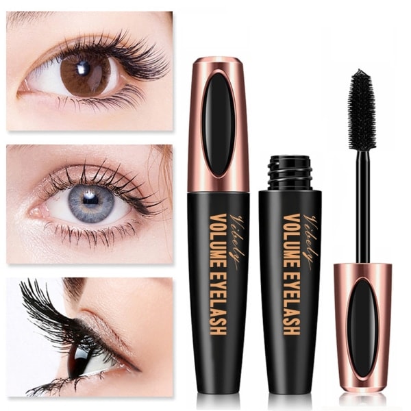 4D Silkefiber Øjenvippeforlængende Mascara
