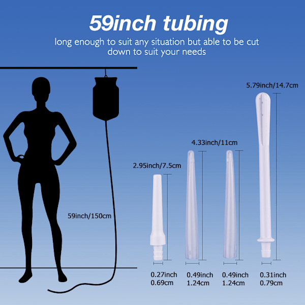 Silikon Enema Pose Rengørings Irrigator