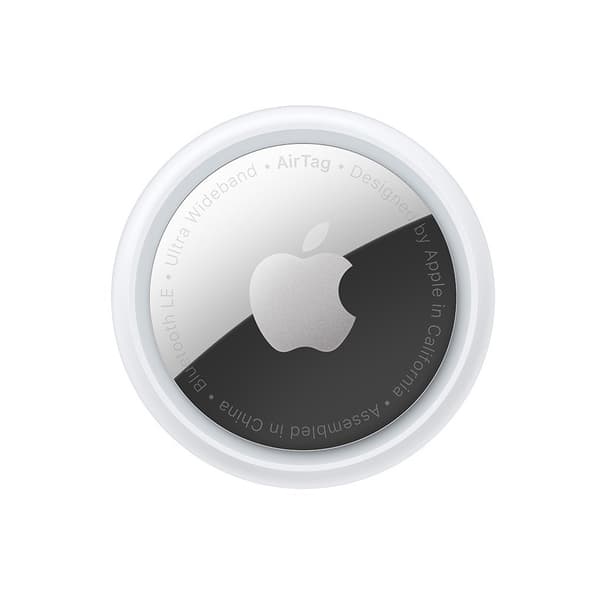 Apple AirTag_purkki Silver, Vit 11