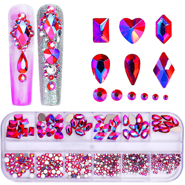 Negl Strass Krystaller Perler Multi Form Størrelse Negl Perler, for Negl DIY Håndverk Smykker