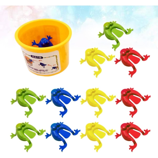 Hoppende frosker - 24 stk Hoppende frosker, Froskehopp, Sockem Bobbers, Morsomme leker for barn