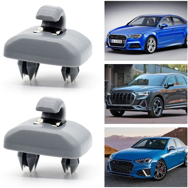 2x Solskyddsklips Beslag Holder til Audi A1 A3 A4 A5 Q3 Q5 B6 B7 B8