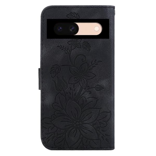 Lily Pregget Lær Telefondeksel [BR] Black_jar Black For Google Pixel 8a