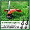 2-pack Lagerhus för Stihl Fs38 Fs45 Trimmer Röjsågsdelar