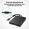 USB Diskettstasjon Leser 3.5In for Windows 7 8 2000 XP Vista PC