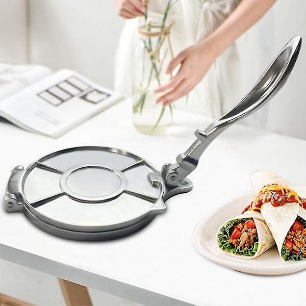 Tortillapresse i rustfrit stål