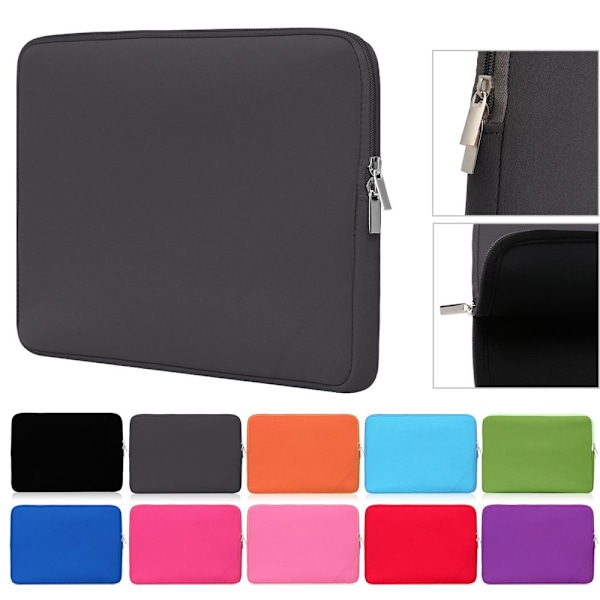 Laptop Sleeve Case Cover SVART FÖR 14-14,5 TUM svart black For 14-14.5 inch