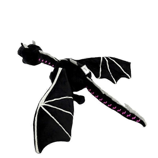 Minecraft Min Värld Plyschdocka Tråd Hjul Draken Slut Skuggdrake Docka Plyschleksak Kudde Barn Pojke Present 60cm