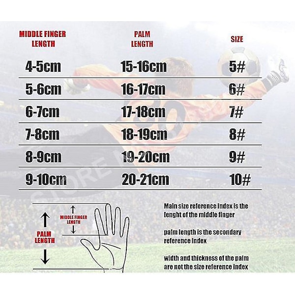 Ammattimaiset silikonikumiset vedenpitävät liukumattomat hanskat lateksista aikuisille ja lapsille Jalkapallomaalivahtien hanskat/13 väriä saatavilla MM-kisoihin world cup 10