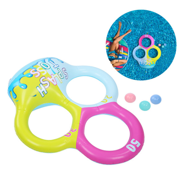 PVC barn uppblåsbar vatten flytkudde Utomhuspool Beach Ball Game Toy