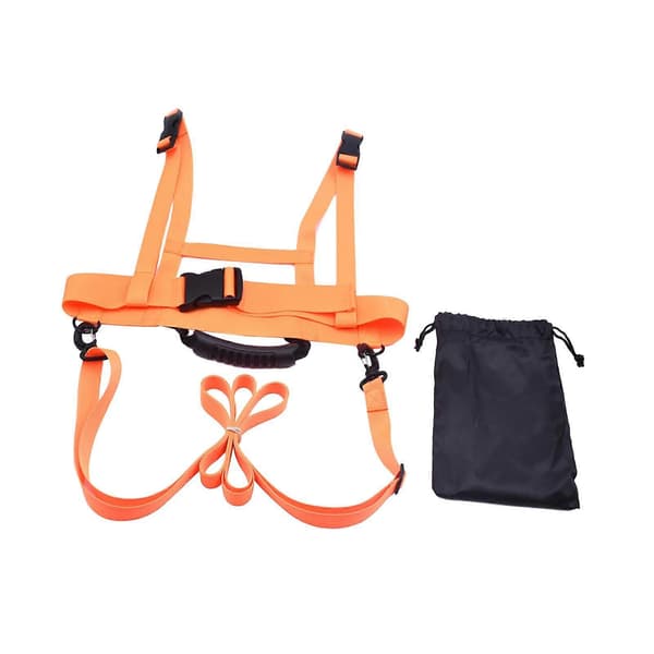 Ski- og snowboardsele til børn, skiakselsele til ski- og snowboardundervisning (BR)_jar Orange