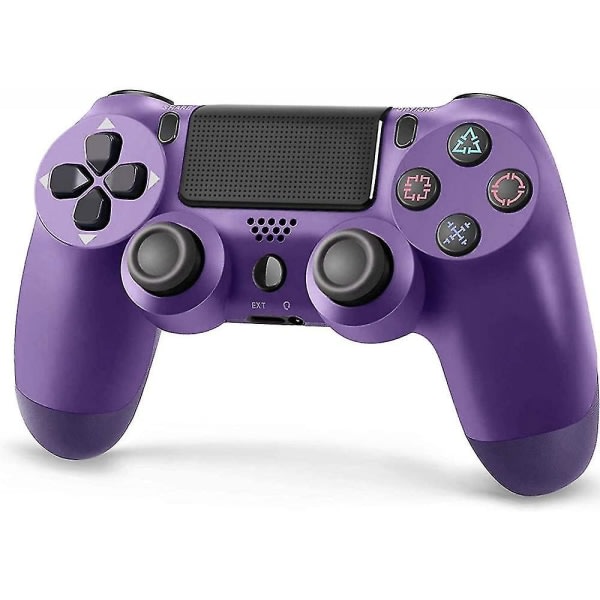 Dualshock trådlös Bluetooth-spelkontroll för Playstation4 /ps4/ps3 lila purple