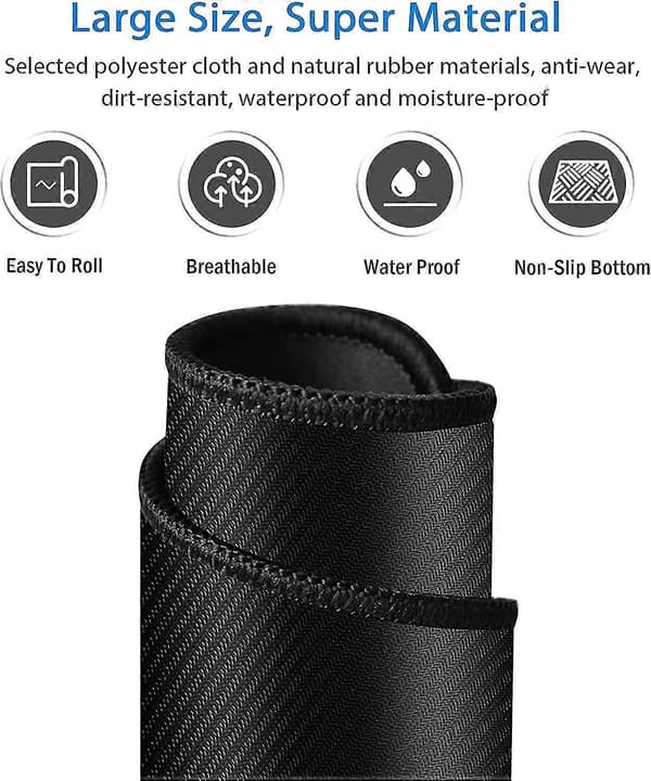 Musematte Gaming Musematte Multifunksjonell Stor Skrivebordsmatte 700 X 300 X 2mm For Gaming Og Kontor (ShiKai)_jar