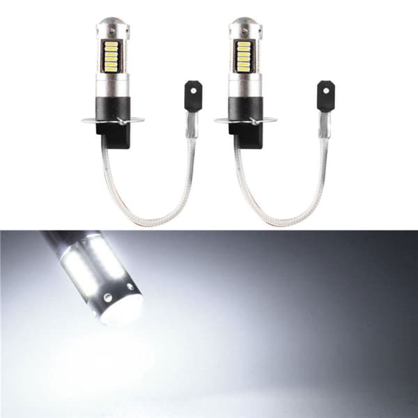 2 stk. 4014 Chip H3 LED 30-SMD hvit – jarx white