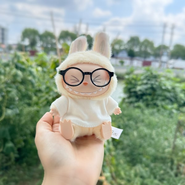 Labubu Vaatteet ja Asusteet Ylellinen Design, Vain, Nukkeja Ei Sisälly, Labubun Alkuperäinen Vaatesetti La Bubu Nukeille_qd Beige BABY overalls