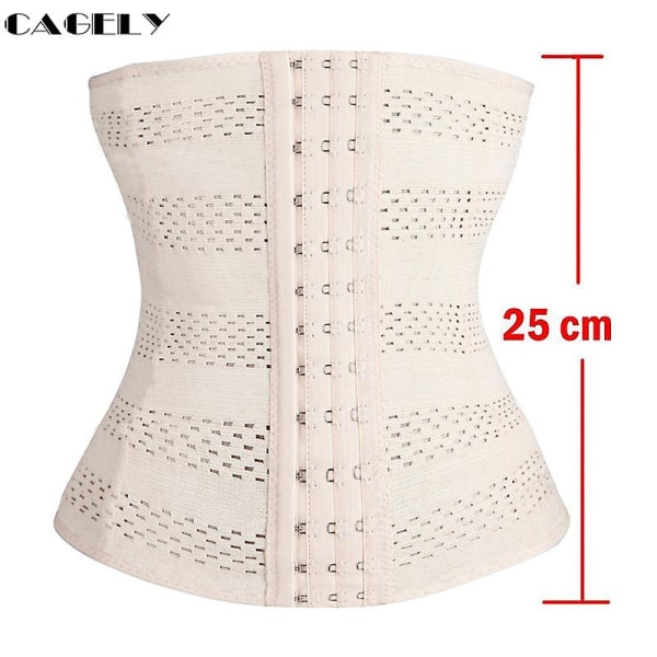 Midjetrener Cincher Body Shaper Undertøy Undertøy Magebandasje Postpartum Kontroll Underbyst Stål Korsett med ben Z XS XS Beige4 XS Beige4