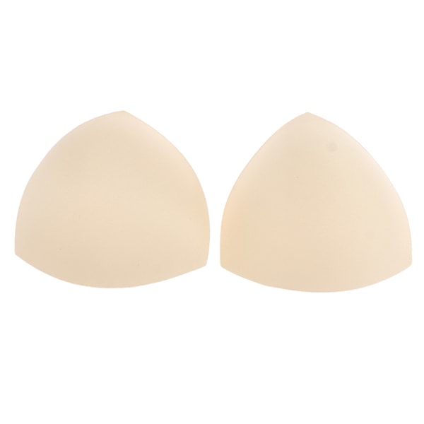 3-osainen kolmio naisten bikinit rintaliivien pehmusteet Sienivaahto BH P Beige Beige 3pair