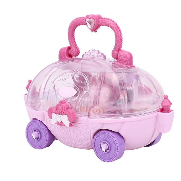 Princess Sminkelekesett for Jenter - Mini Ikke-Giftig Bil Kosmetikk (S22739)