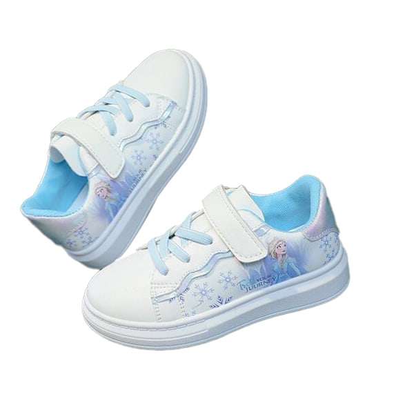 Flickors Elsa Frozen Prinsesse Casual Sport Sko blå blue 31