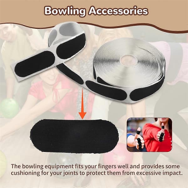 200 Pieces Bowling Thumb Tape Bowling Finger Tape Protective Performance Tape Elastic for Bowling Beginners