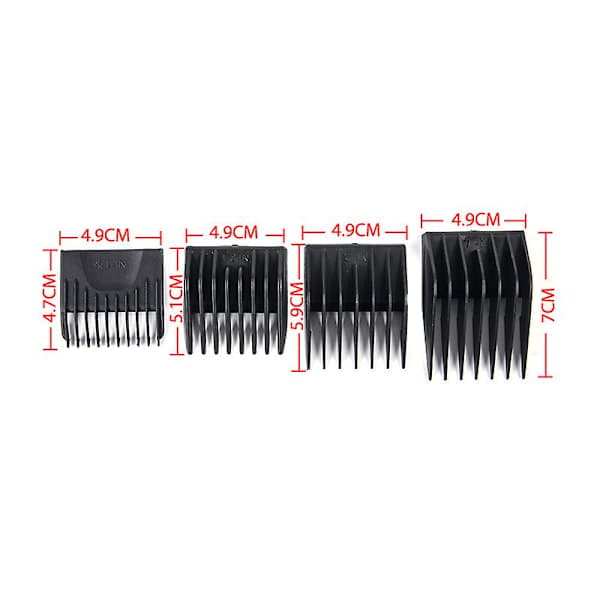 4 st Barber Hair Clipper Limit Comb Replacement Guide Comb för Moser 1400 Series Shytmv