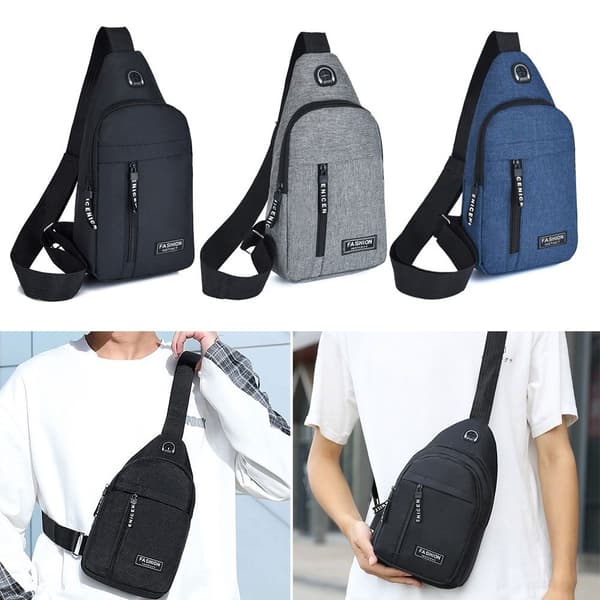 Crossbody-väska Chest Pack BLÅ - lager Blue