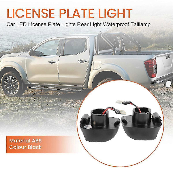 Bil LED Skiltlys Baklys Vanntett Baklykt for Navara D40 Frontier 2007-2016