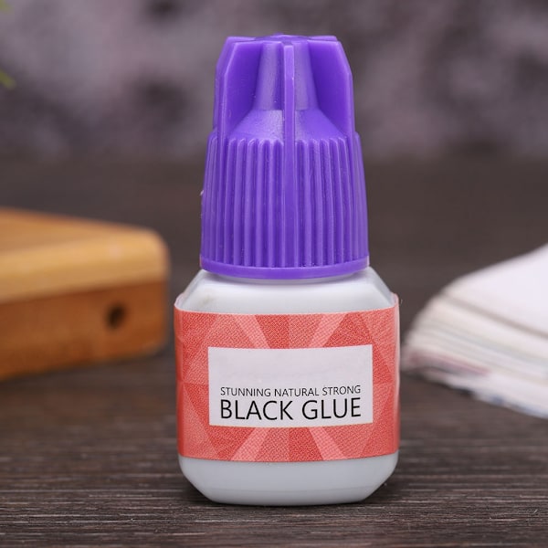 5 ml Ögonfransförlängningslim Snabbtorkande Ögonfransar Ympningslim Övningsförlängningslim