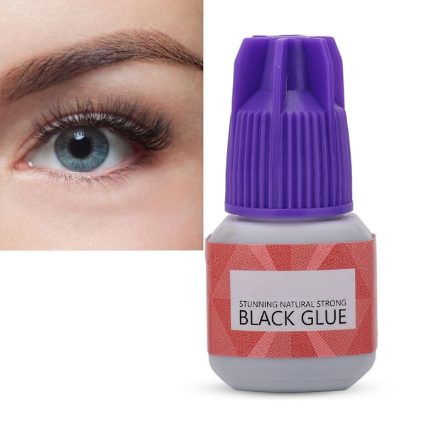 5 ml Ögonfransförlängningslim Snabbtorkande Ögonfransar Ympningslim Övningsförlängningslim