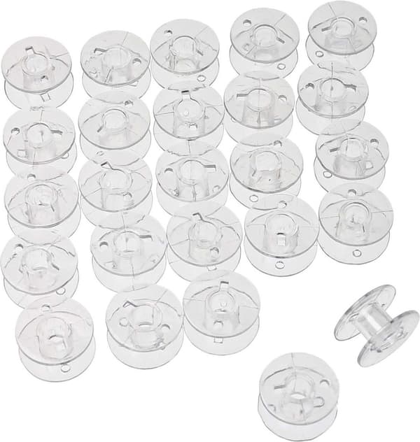Symaskinspoler, sett med 25, profesjonelle universelle undertråder