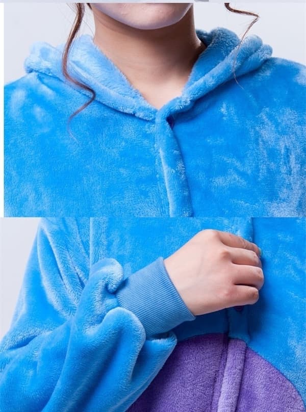 Fancy Cosplay Kostume Onesie Pyjamas Voksen Natttøj Æsel S