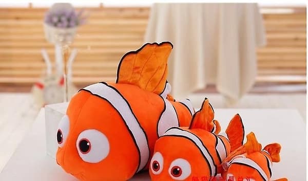 Find Nemo Plyslegetøj, Marlin og Nemo Bløde Tøjdyr, 25 cm (BR) 25cm_jar 25cm Nemo