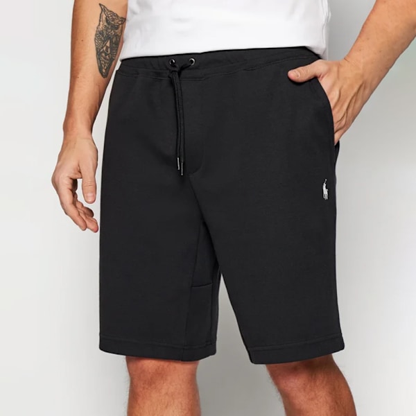 PoloRalphLauren Herre Shorts Sommer Løse Bomulds Sports Casual Strand Shorts Sort Black Black XL