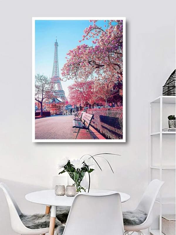 Diamantmaling / DIY 5D Diamantmaling - 30x40cm - Paris_jar 151