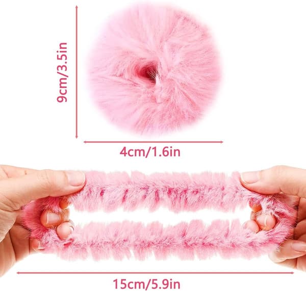 Scrunchie - 2 stk. - Hårtilbehør - Hår Scrunchie - Hårelastik - Crunchie