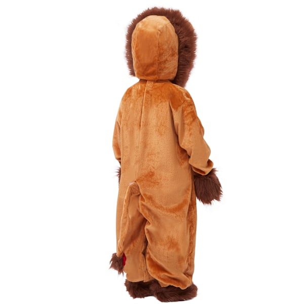 JOYIN Baby Brun Lejon Kostym med Stövletter för Halloween Klä Upp, Toddler Djur Pyjamas, Brun Lejon Kläder för Halloween Cosplay #2brown 12