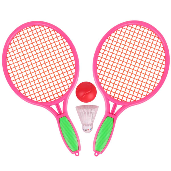 36 cm 1 par barn tennisracketar Utomhussport Bärbara badmintonracketar Barnleksak (röd)