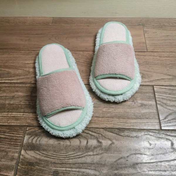 Mikrofiber Mopp Slippers Mopping Sko ROSA S rosa pink S