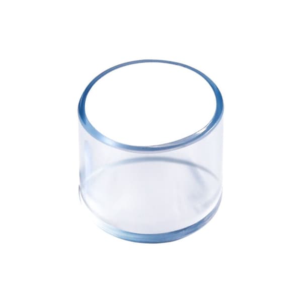 Sæt med 16 beskyttende møbelfødder til stole - silikone - runde - diameter: 16 mm_jar