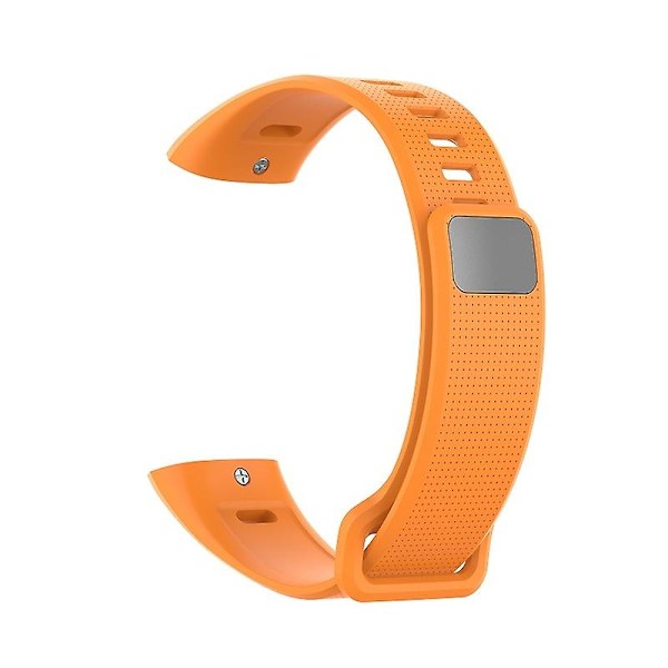 Silikoninen urheiluranneke Huawei Band 2 Pro / Band 2 / ERS-B19 / ERS-B29:lle (Valkoinen) (FMY) Orange