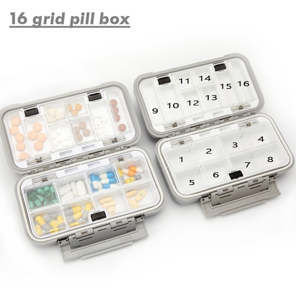 Pillerask Medicindispenser ORANGE orange