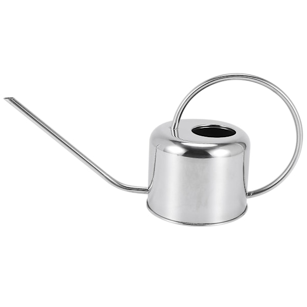 Europæisk Vandkande i Rustfrit Stål 900ml Husholdningsduschkanne Lille Vandingsblomst (FMY) Silver