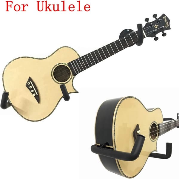 Guitarophæng til Ukulele/Bas/Violin, Vægmonteret Slatwall Krog